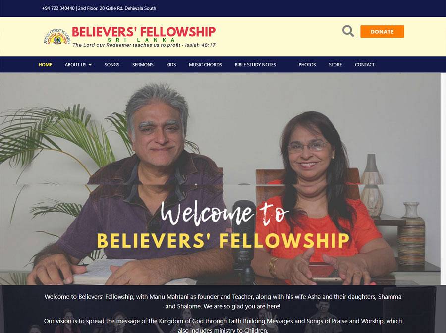 Believers Fellowships Sri Lanka